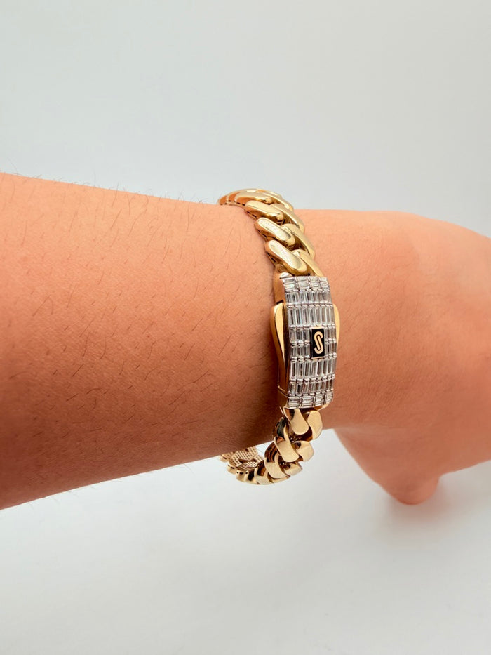 Bracelet Monaco 10K Zirconia 13.3 g