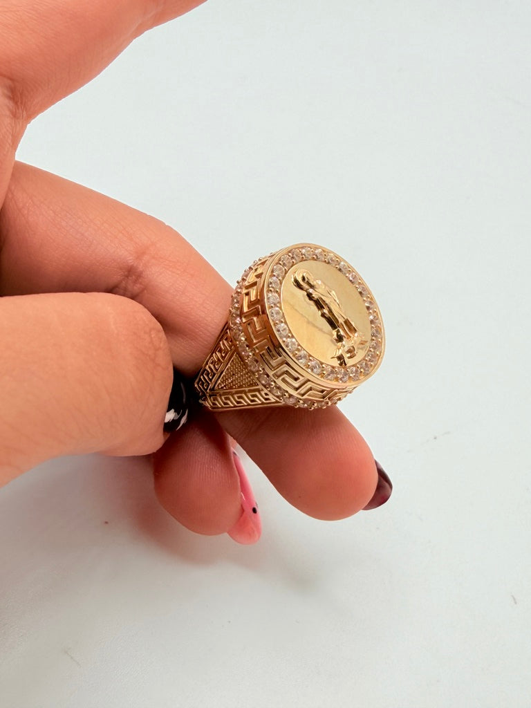 Anillo H 10K Zirconia Weight 7 g