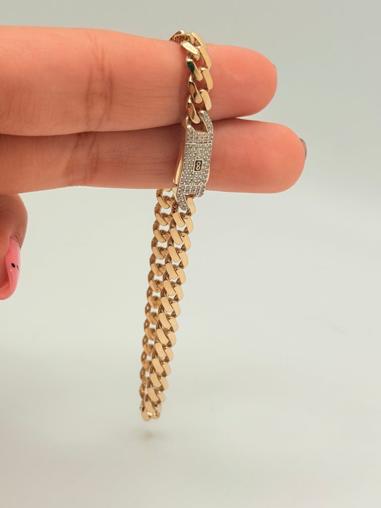 Pulso Monaci 14K Zirconia Weight 4.4 g