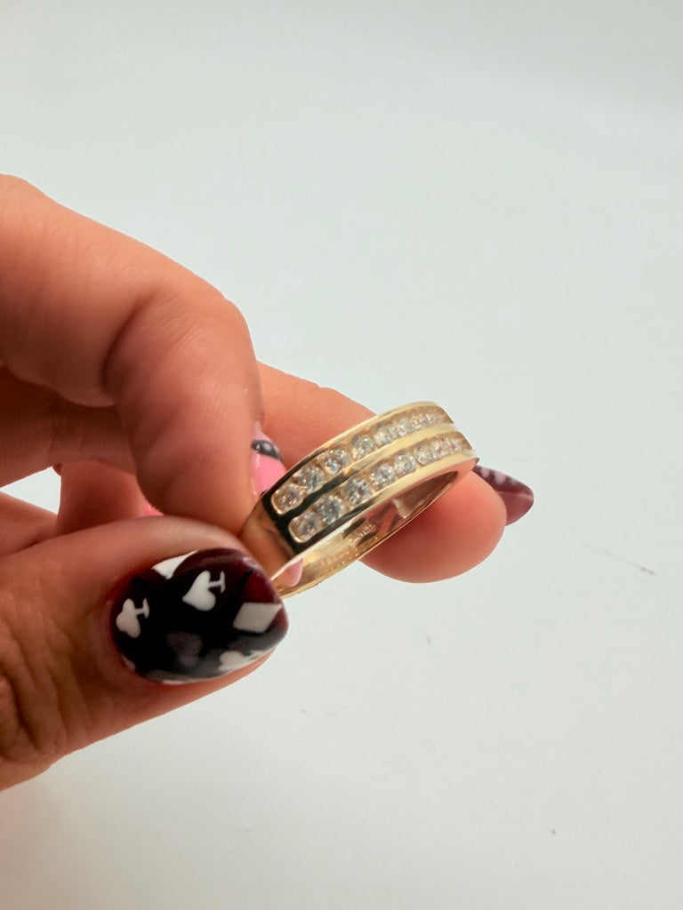 Anillos De Compromiso 10K Zirconia Weight 8.6 g