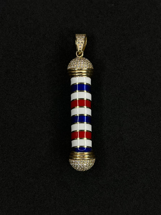 14K Barber Style Pendant 10.4 g