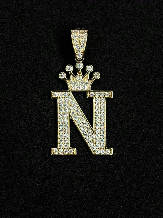 Charm Letter N 14K