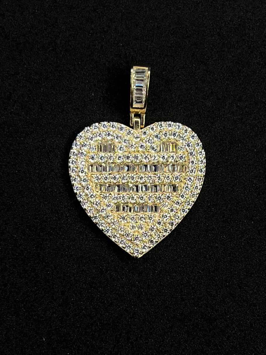 10K Heart Charm