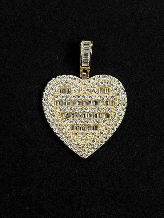 10K Heart Charm
