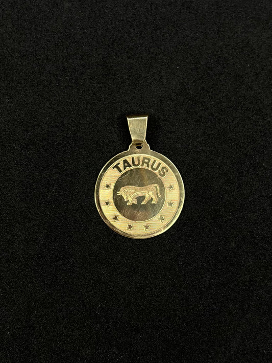 Taurus Horoscope Charm 10K