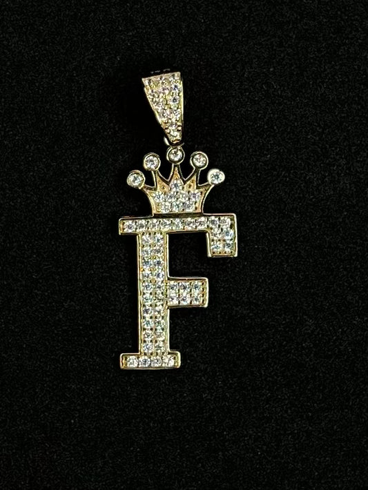 Pendant Letter F 14K