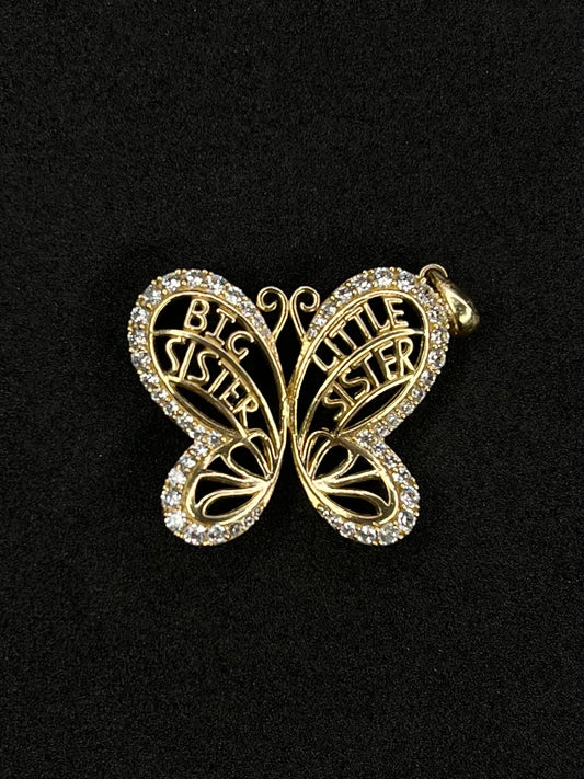 14K Butterfly Pendant