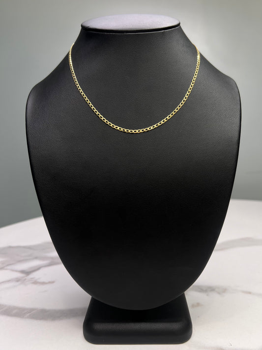 14K Shiny Cut Chain 3.3 g