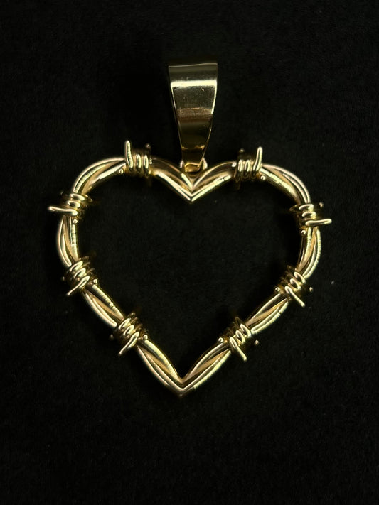 14K Heart Pendant 7.9 g