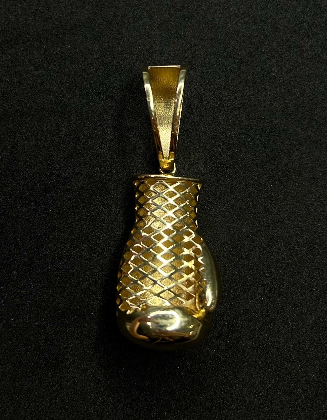 10K Boxing Glove Charm